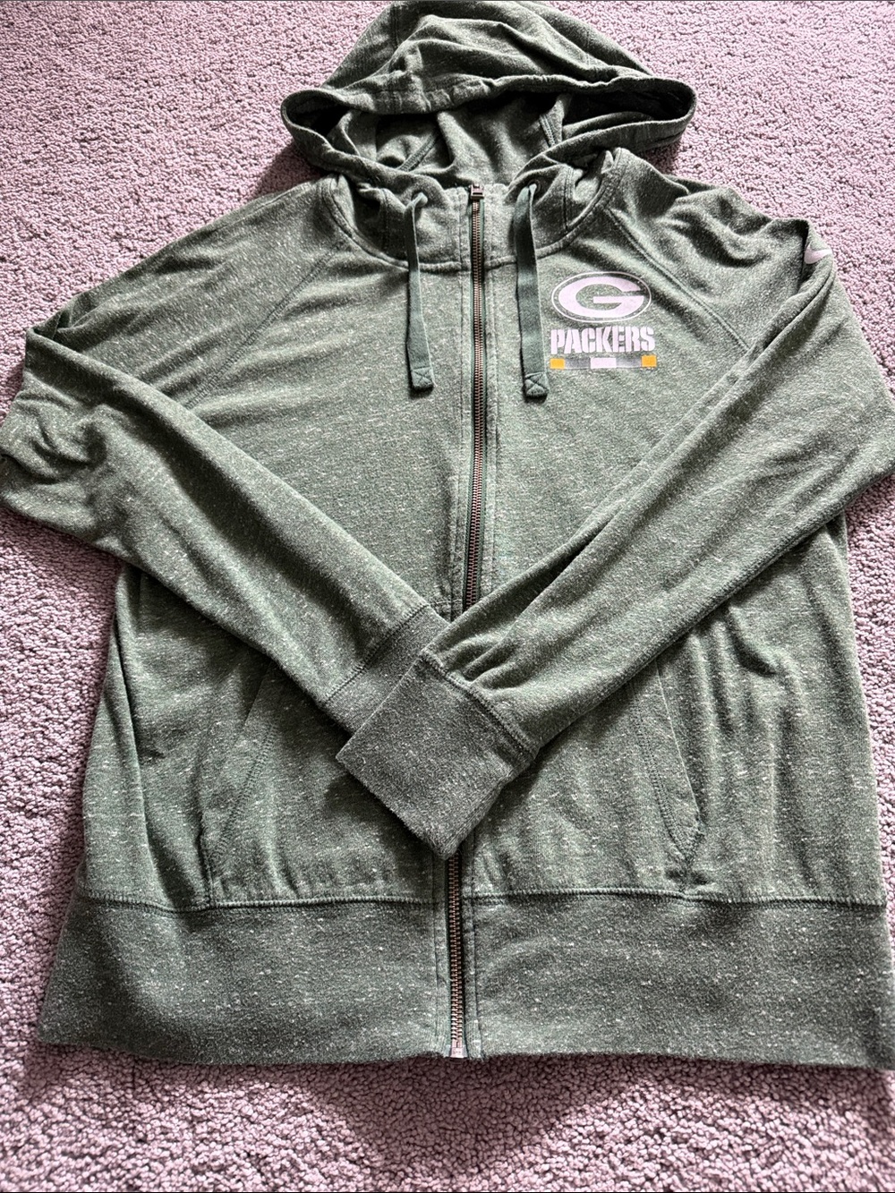 Women’s Nike Green Bay Packer Zip Up